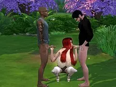 Mortimer and Duncan fuck whore Sabri Muff, Mercedes joins the group