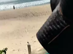 Milf Teases Stranger With Tongue Then Gets Ass Fucked