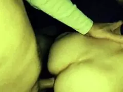 Chick's Ass PLUGGED with Anal Toy and FUCKED Hard in POV!