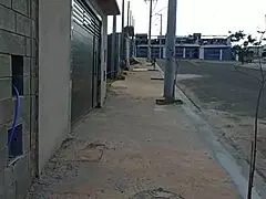 Outdoor Flashing Milf Gets Rough Anal on Construction Site