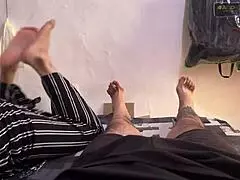 Hermosa chica universitaria me lo mama entero y se traga la leche