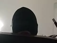 tied up blindfolded and ballgagged latina milf gets choked humiliated and fucked in mouth pussy and ass