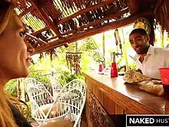 Curvy milf spills secrets about huge interracial cock action