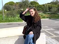 Livia, Young French Brunette with Big Natural Tits, Craves Hard Banging Action. She’s a Total Slut!