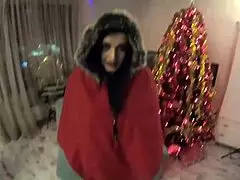 Milfycalla as Santa's naughty helper with horny cheating wife milf slut 😈 this year she was very good, so she'll get rewarded 😉