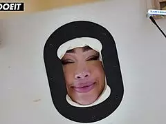 Samie Duchamp, Cheating Stepmom, Fucks Masseur's Monster Cock With Tight Pussy Fingering