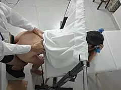 Stepmom casually takes her stepdaughter to a shady outdoor gynecologist for a checkup.