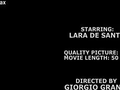 Lara De Santis Takes Double Anal Creampie in Rough European Scene