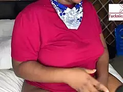 Stepmom, Why Does Chubby Ebony Squirt Like Spring Water on BBC Hardcore? Full on Red Sheer!