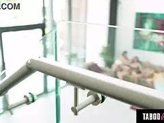 Horny milf adds wet pussy to chores.