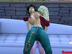 Hinata and friends play a daring game with Madara. Videl loses clothes and gets covered in cum!