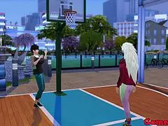 Hinata and friends play a daring game with Madara. Videl loses clothes and gets covered in cum!