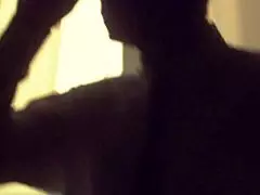 brunette milf licks monster cock in heels outdoors for facial cumshot