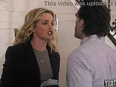 Watch this australian milf in threesome with busty ex and big-cocked boyfriend