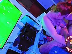 Stepsister, stop playing ps5 and fuck me non-stop