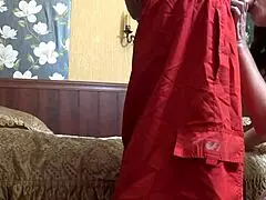 I watched the old married couple fuck passionately on their wedding day