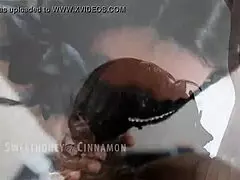 sensual ebony milf gives blowjob ending in facial cumshot