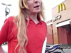 amateur video in a car featuring milf and teen