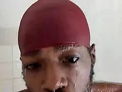 Pretty brunette shares kisses in dorm room