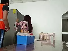 I-I-I mean, the housewife, she-she's flashing her vagina at the maintenance guy on the desk, it's so weird and sexy!