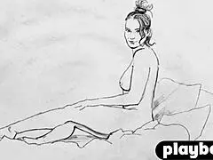 spreading her legs wide during hot sex 😏