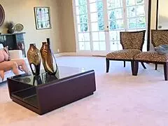 angelica saige just sucks his fingers while he digs into her shaved pussy