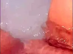 hot housewife masturbates in jacuzzi, cumshot so loud! 😍💦
