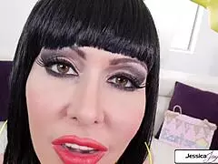 Watch Jessica Jaymes Sucking And Jerking Off Your Big Cock Hard!