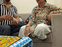 wow, jija sali game turned into wild passionate sex with hindi audio 🔥💦