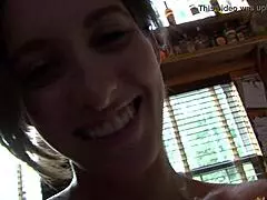 Cum-Covered Milf's Big Tits Suck Cock and Play with Cum During Intense Banging