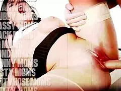 Sasha Handles Monster Cock in Doggystyle While Fingering Her Big Pussy Lips