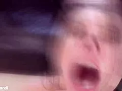 July Sun Endures 5on1 Gangbang with Spanking Clothes Ripping and Cum Swallowing