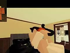 Trick or treat with a spooky twist on halloween night, kids knocking for candy