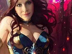 סבתא כרמן משחקת כוס קשה בסולו