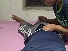 Stepmother wakes me with intense hot sex, her big tits bouncing wildly.