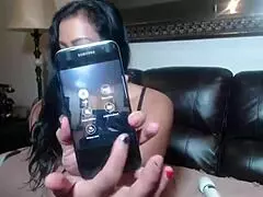 maxine explores her body in a sexy cop outfit