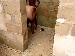 Mature blonde takes monster cock assfucking on kitchen floor.