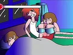 uhh, sittin’ on the couch flashin’ my stuff, feels so wrong but good!