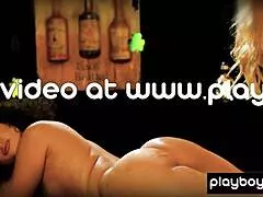 Lesbian MILF Bobbi Dean Feels Sensual Massage from Petite Blonde Teen Girlfriend