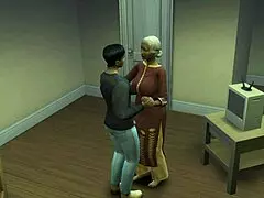 so this indian wife bets on anal with a monster cock, getting her ass fucked hard while her mature body moans