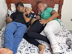 Latina Wife Bent Over Rough by Husband’s Friend in Wild NTR Movie Night Action. Her Big Ass Shook Hard!