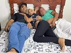 Latina Wife Bent Over Rough by Husband’s Friend in Wild NTR Movie Night Action. Her Big Ass Shook Hard!