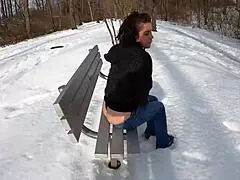 Whaletail Fetish - Arctic Milf Flashes Tight Ass