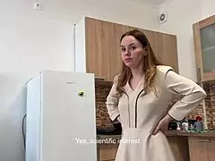 Stepmother skipped panties for a walk and ended up banging stepson hard.