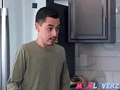 This maid milf was craving some dick, so she got it hard. Her not-son watched the whole thing go down.