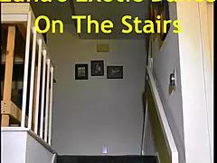 Wow, check out Luna Lain’s exotic stair strip and play, so hot!