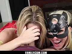 i'm seduced by stepmother and stepsister's luscious bodies