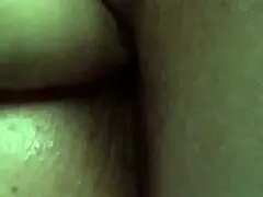 Fingering both holes - pussy and ass at the same time