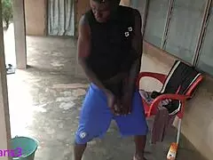 Trying to Cum Out with Uncle's Big Ass Toy Play. Can You Handle It?