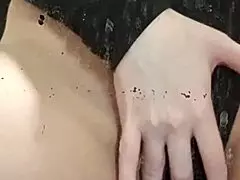 elza kom wears sexy nylon stockings